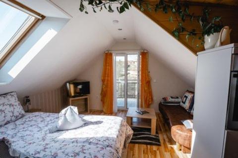 Posteľ alebo postele v izbe v ubytovaní Ferienwohnungen Eva Lange