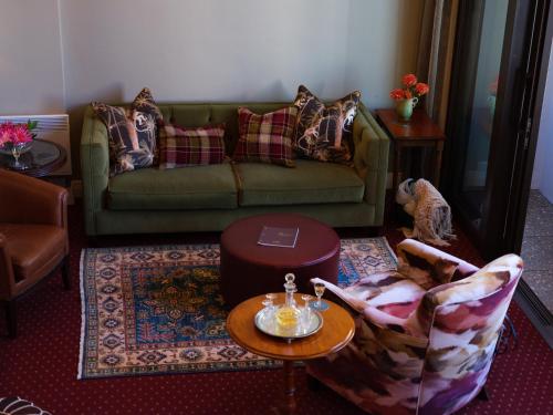 Area soggiorno di Bell Hill Apartments