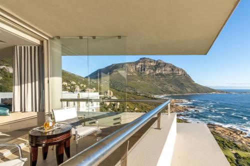 a house with a view of the ocean at The Marvel Beach House in Cape Town