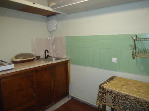 Kuchyň nebo kuchyňský kout v ubytování Guest House R&T