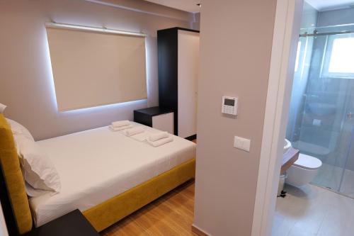 Koupelna v ubytování The View Hotel Ksamil