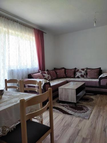 a living room with a couch and a coffee table at Apartment La Casa in Pluzine