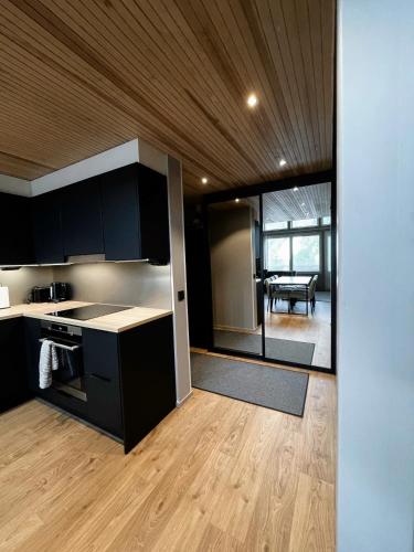 Η κουζίνα ή μικρή κουζίνα στο Levin Kunkku B penthouse