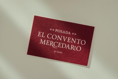 Posada El Convento Mercedario by Ĥに飾ってある許可証、賞状、看板またはその他の書類