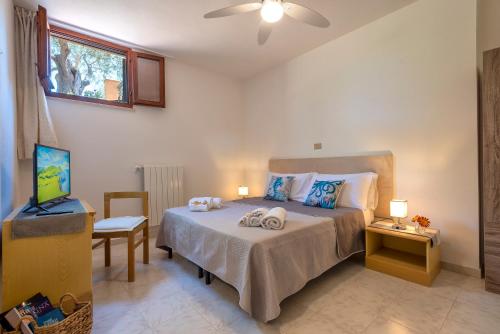 Postel nebo postele na pokoji v ubytování Villa Grazia