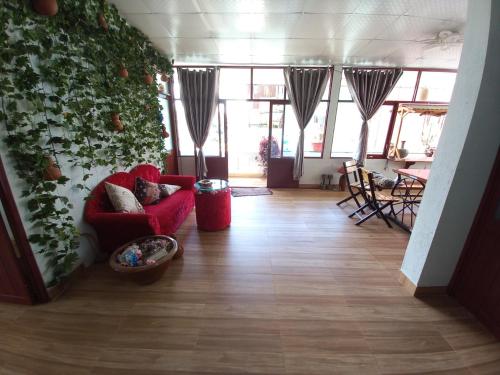 Ruang duduk di Homestay HoLo