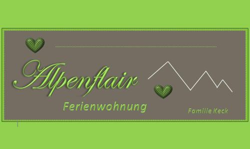 a thank you card with hearts and mountains at Alpenflair in Wertach