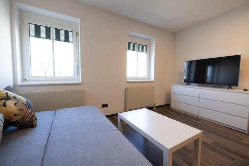 TV a/nebo společenská místnost v ubytování City Apartments Amstetten