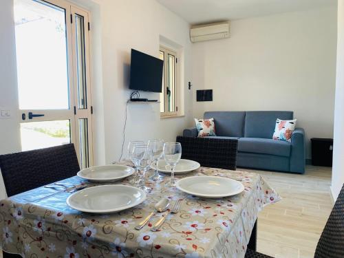 TV/trung tâm giải trí tại Casa Michelino