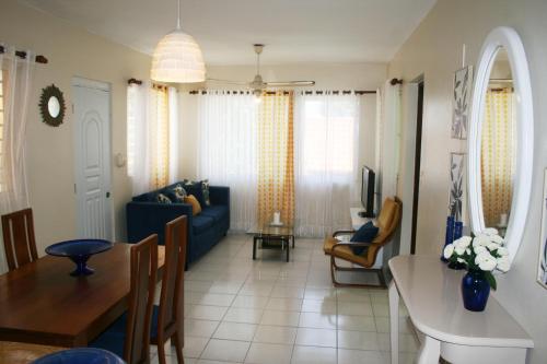 Χώρος καθιστικού στο Casa Tropical