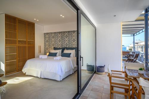 Katil atau katil-katil dalam bilik di Talise II Modern & Luxury Suite just 2 minutes from the beach