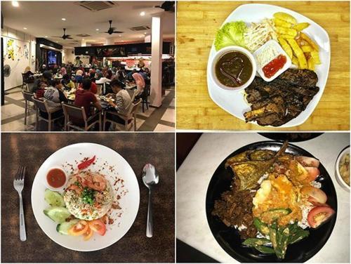 Makanan di atau berdekatan aparthotel ini
