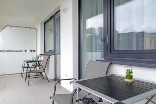 Balkón alebo terasa v ubytovaní Apartamenty Bliżej Morza Kasprowicza