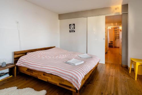 Cama o camas de una habitación en Lovely villa in Lavaux with unique view !