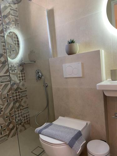 Et badeværelse på Libera Private Rooms