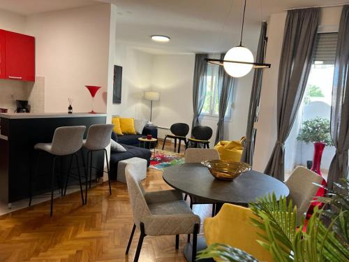 Posezení v ubytování Luxury Suite Ora