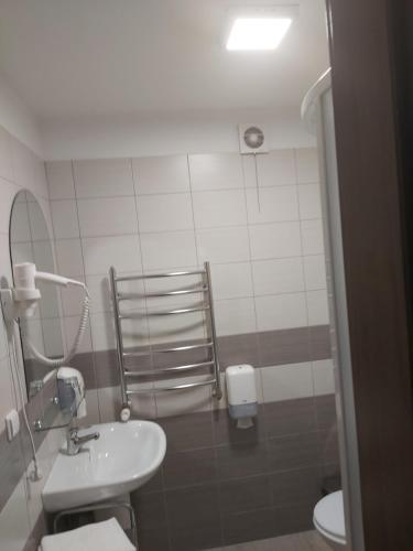 Koupelna v ubytování Hotel Green Smiltynė