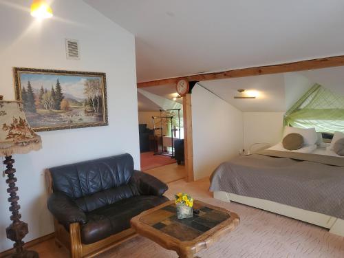 Postel nebo postele na pokoji v ubytování Hotel Green Smiltynė