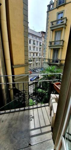 a view of a balcony of a building at Aldebaran in Milan