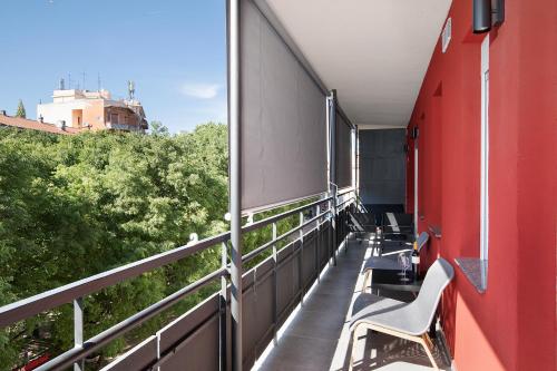 Balkón nebo terasa v ubytování Golden Gate apartment