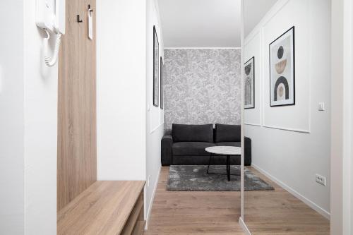 Posezení v ubytování Golden Gate apartment