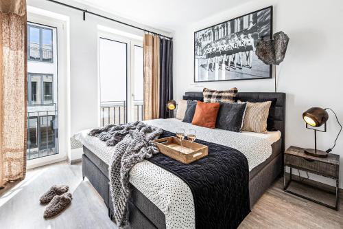 En eller flere senge i et værelse på Funky Four