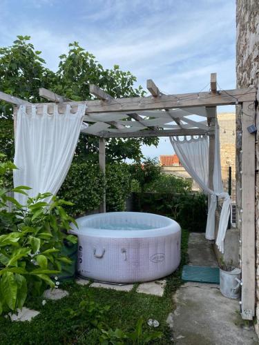 Zahrada ubytování Kaleta apartman