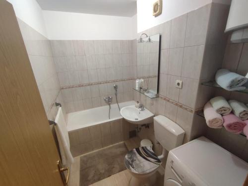 Koupelna v ubytování Apartman B&B