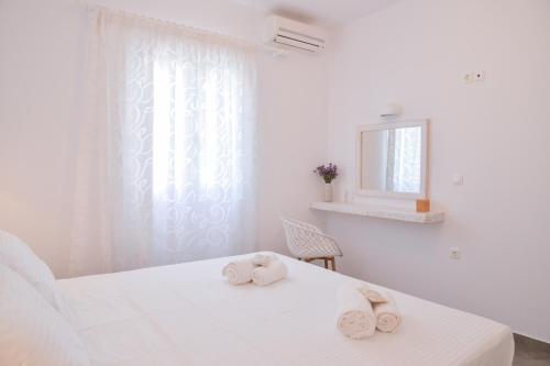 Katil atau katil-katil dalam bilik di Matilda Milos - Cycladic Living