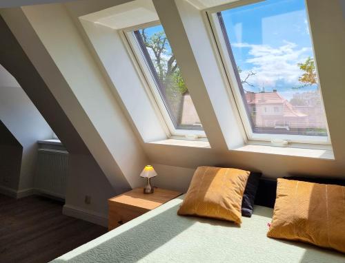 Postel nebo postele na pokoji v ubytování visit baltic - Apartament Teresa