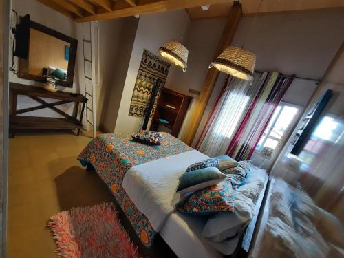 Ένα ή περισσότερα κρεβάτια σε δωμάτιο στο Finca Recreacional Marcelandia