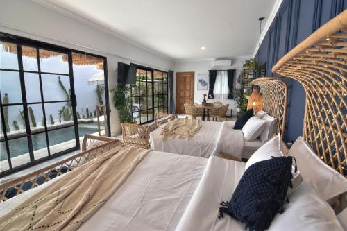 Ruang duduk di Jogja Life Villas