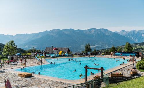 Πισίνα στο ή κοντά στο Vivez les vacances à la montagne, détente et balades- Les Orres 1650 Animaux OK