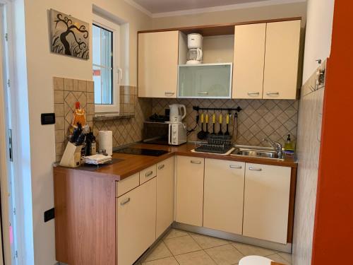 Dapur atau dapur kecil di Apartment Ines