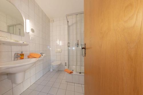 Ванна кімната в Hotel Schwartze