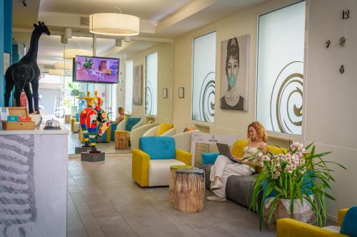 Un lugar para sentarse en Design Hotel Astra B&B