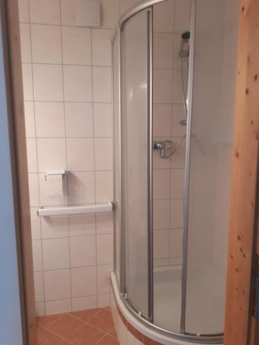 Koupelna v ubytování Zirnberg Appartements
