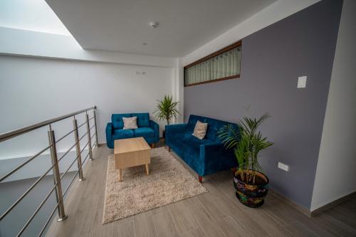 Ruang duduk di Ayni Cusco Hotel