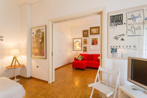 Fotografia z galérie ubytovania A Cozy Apt in Kolonaki of Athens v Aténach