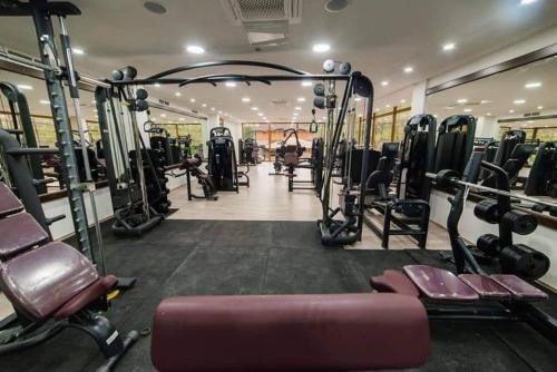 Fitness centrum a/nebo fitness zařízení v ubytování B&B Zlatna Nit