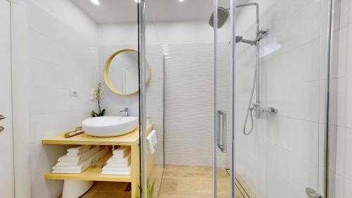 Koupelna v ubytování Olive Tree apartment with jacuzzi