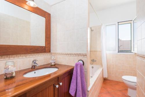 Koupelna v ubytování Sa Copinya