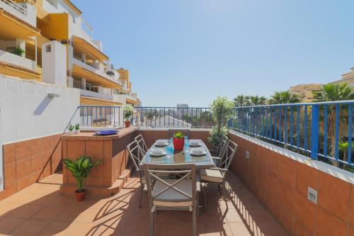 A balcony or terrace at C43 - Family House with Terrace and Shared Pool