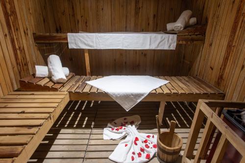 Postel nebo postele na pokoji v ubytování Hotel Meriem Marrakech