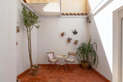 Central apartment with two bedrooms and a patio