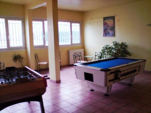 Τραπέζι μπιλιάρδου στο Hôtel Residence Les Aiguades