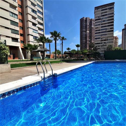 Parque Torre Sol Boutique Apartment 12 floor , free parking, Wi-Fi, pool,