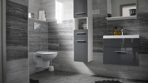 A bathroom at Apartmán u Braňa