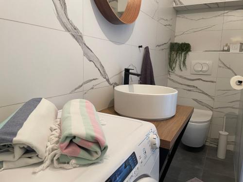 Kúpeľňa v ubytovaní Apartman David 73