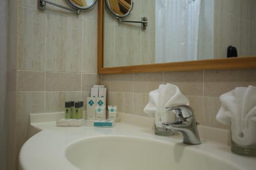 Koupelna v ubytování Atana Khasab Hotel
